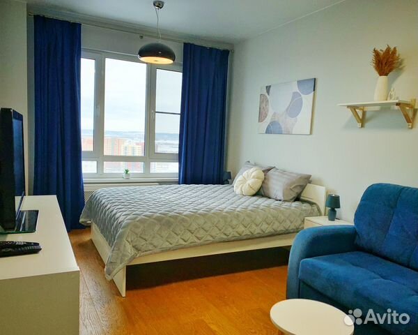 

1-к. квартира, 39 м², 2 кровати
