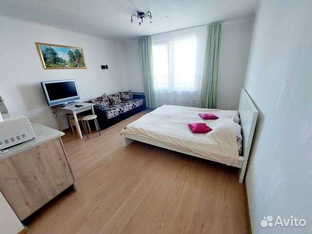 

Квартира-студия, 27 м², 2 кровати