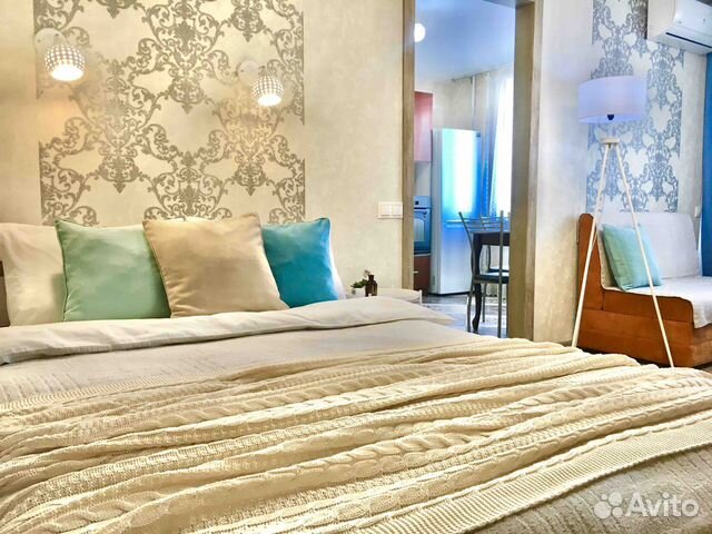 

1-к. квартира, 44 м², 2 кровати