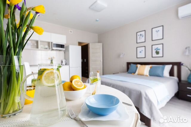 

Квартира-студия, 25 м², 1 кровать