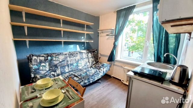 

Квартира-студия, 11 м², 1 кровать