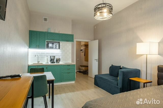 

Квартира-студия, 28,5 м², 2 кровати