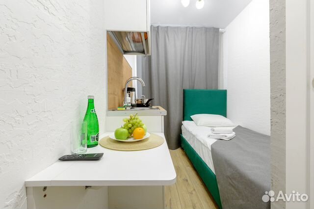 

Квартира-студия, 10 м², 1 кровать