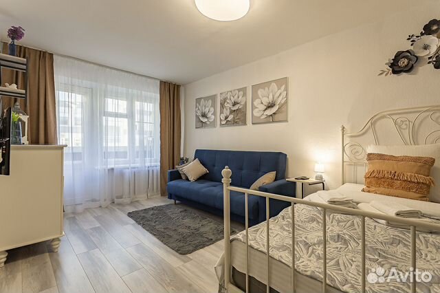 

1-к. квартира, 32 м², 2 кровати
