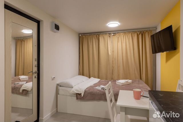 

Квартира-студия, 10 м², 1 кровать