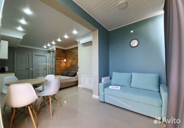 

Квартира-студия, 45 м², 2 кровати