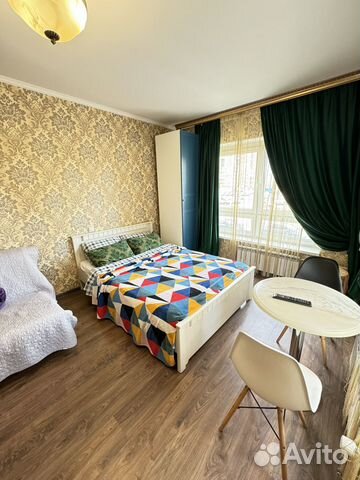 

Квартира-студия, 28 м², 2 кровати