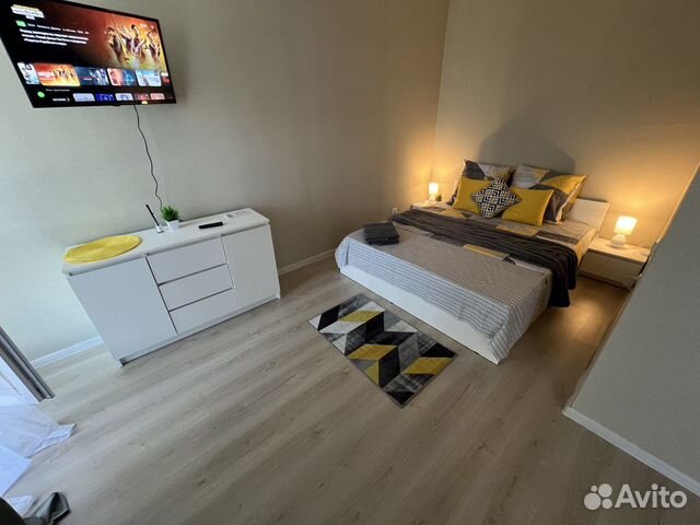 

Квартира-студия, 43 м², 2 кровати