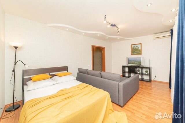

1-к. квартира, 45 м², 2 кровати