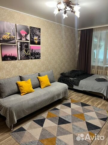 

1-к. квартира, 39 м², 2 кровати