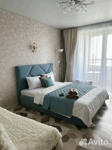 

1-к. квартира, 40 м², 2 кровати