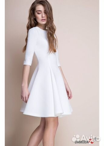 Белое Короткое Платье Фото
