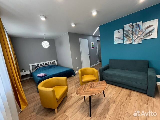 

1-к. квартира, 34 м², 2 кровати