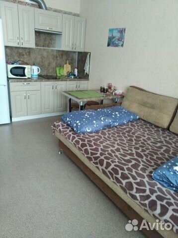 

Квартира-студия, 28 м², 2 кровати