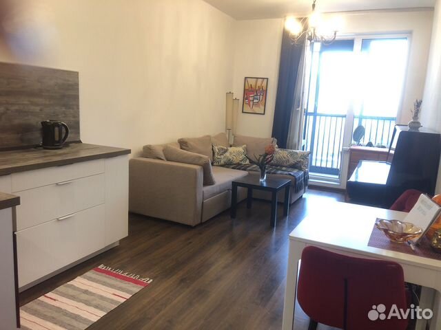 

Квартира-студия, 28 м², 2 кровати
