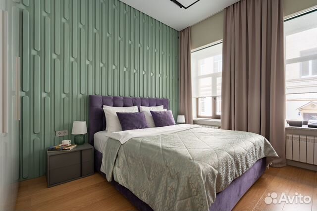 

1-к. квартира, 45 м², 3 кровати