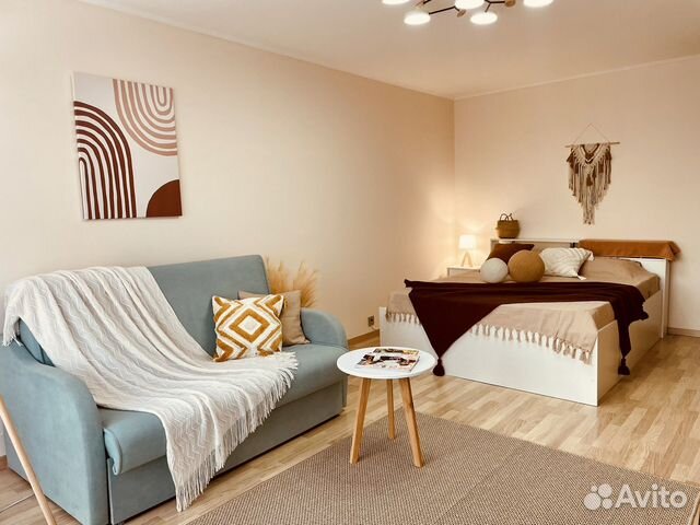 

1-к. квартира, 42 м², 2 кровати
