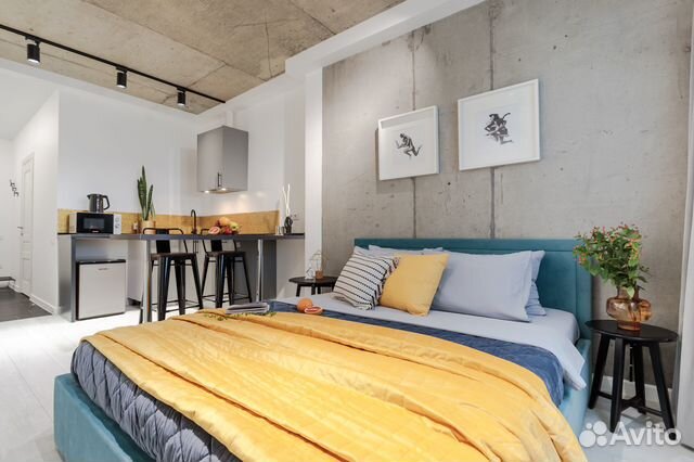 

Квартира-студия, 37 м², 1 кровать
