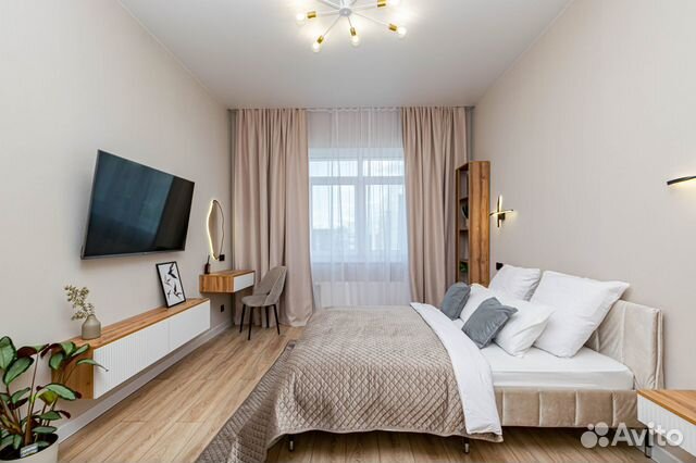 

1-к. квартира, 43 м², 2 кровати