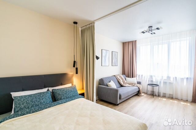 

1-к. квартира, 46 м², 2 кровати
