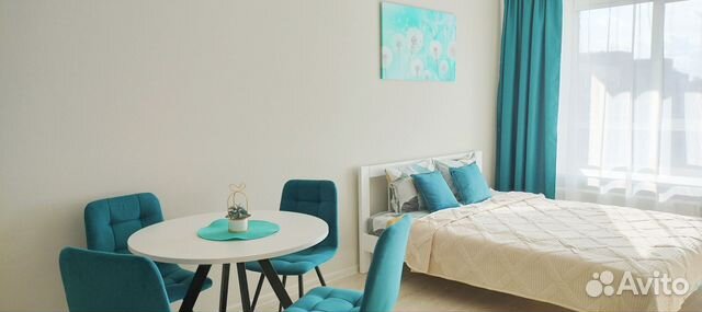 

1-к. квартира, 45 м², 2 кровати