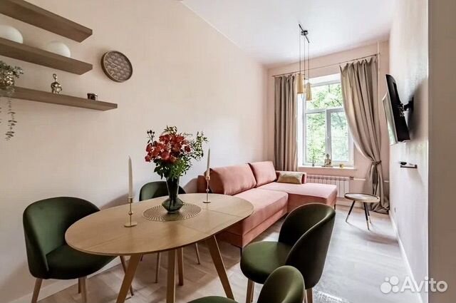 

1-к. квартира, 40 м², 2 кровати