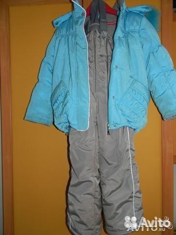 Куртка зимняя и комбинезон р.110-125 Куртка зимняя и комбинезон р.110-125