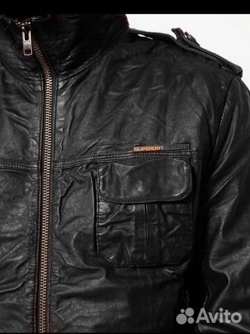 Кожаная куртка Superdry