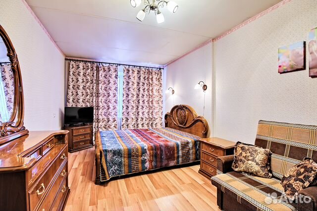 

1-к. квартира, 42 м², 4 кровати