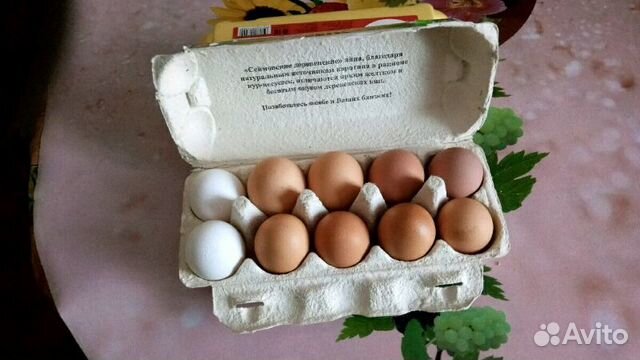 Домашнее куриное яйцо