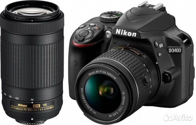 Nikon D 3400 kit AF-P 18-55 VR