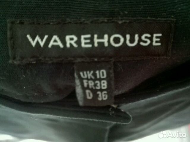 Брюки синие warehouse размер 10