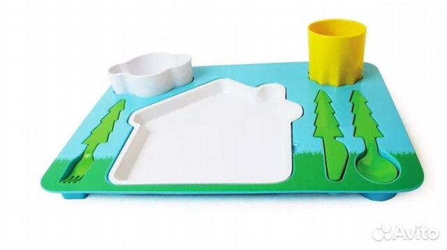 Детский набор посуды landscape dinner set от Doiy Детский набор посуды landscape dinner set от Doiy