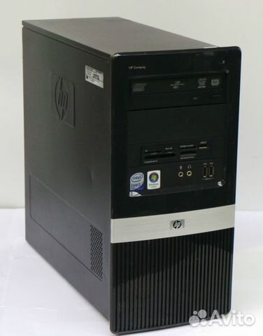 Офисный пк HP 2 ядра 4Gb с SSD DX2400 Гарантия Офисный пк HP 2 ядра 4Gb с SSD DX2400 Гарантия