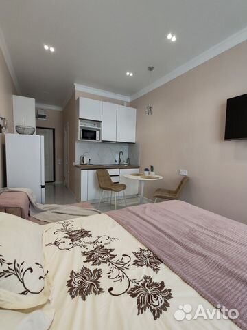 

Квартира-студия, 25 м², 2 кровати