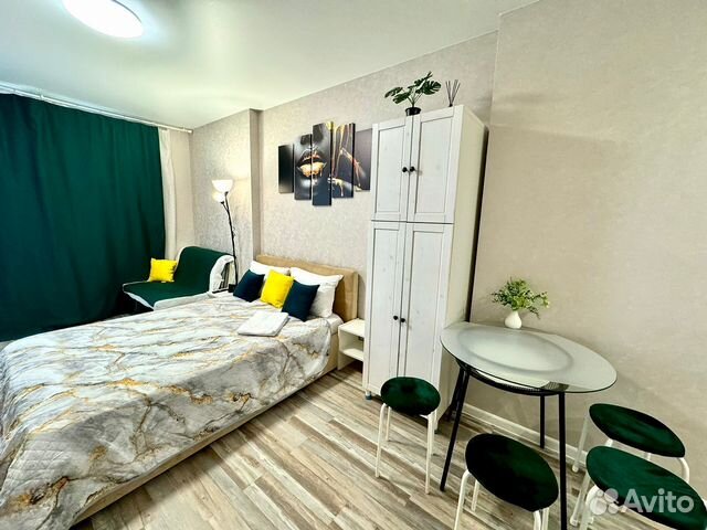 

Квартира-студия, 30 м², 2 кровати