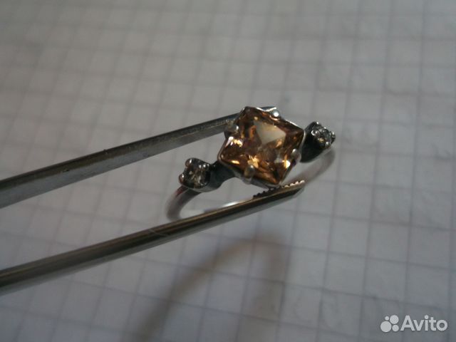 Авантюрин золотистый топаз,фианит серебро Авантюрин золотистый топаз,фианит серебро