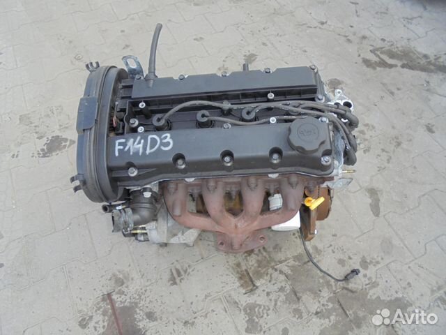 Двигатель шевроле авео т250 купить. Двигатель f14d3 фото.