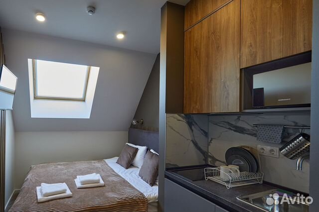 

Квартира-студия в апарт-отеле, 14,1 м², 4/4 эт.