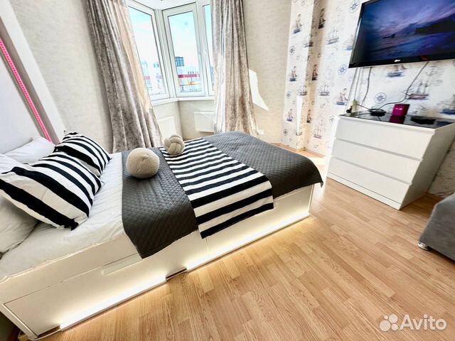 

Квартира-студия, 41,7 м², 2 кровати