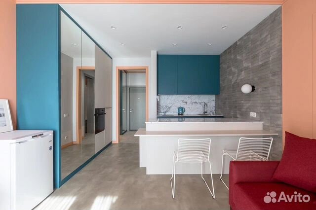 

Квартира-студия, 30 м², 2 кровати