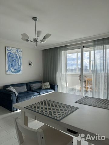 

1-к. квартира, 64 м², 2 кровати