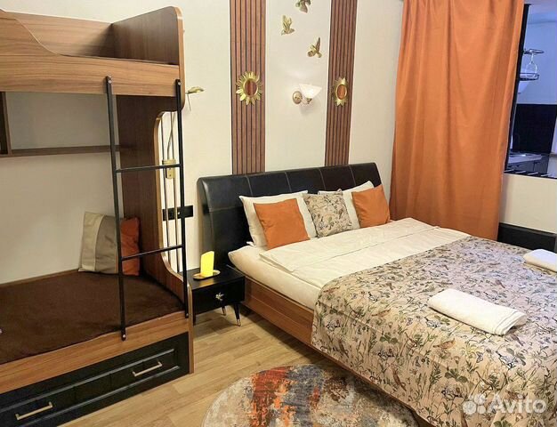 

Квартира-студия, 30 м², 3 кровати