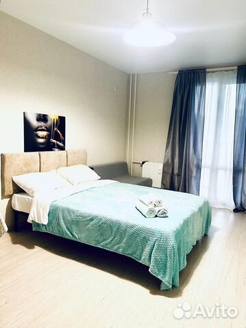 

Квартира-студия, 28 м², 2 кровати