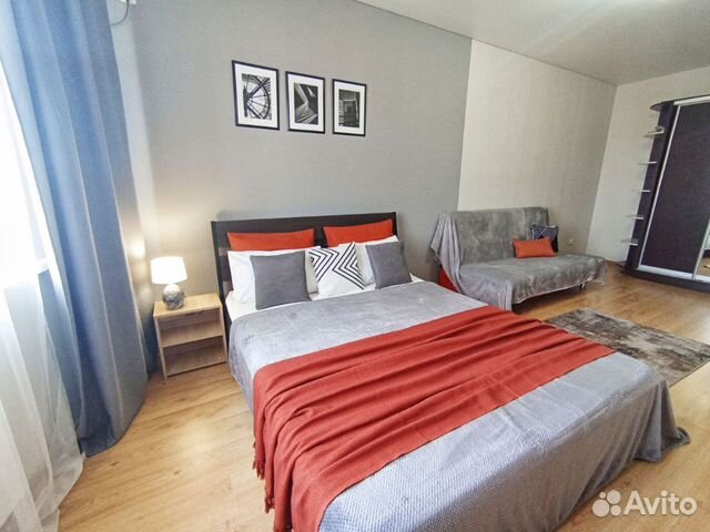 

1-к. квартира, 40 м², 2 кровати