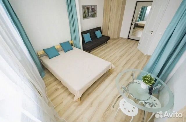 

Квартира-студия, 28 м², 2 кровати