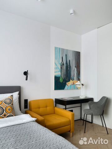 

Квартира-студия, 25 м², 2 кровати