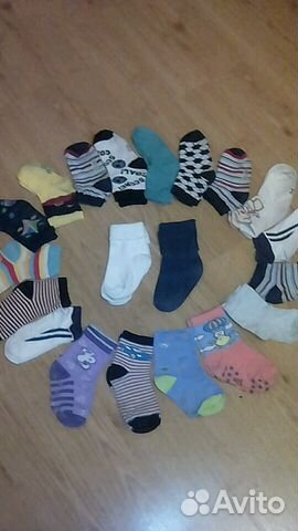 Носки б/у на 2-3 года,20 пар
