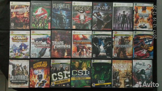 Игры и Диски для игровой приставки X-BOX 360 X BOX