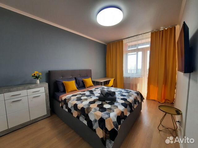

1-к. квартира, 37 м², 2 кровати
